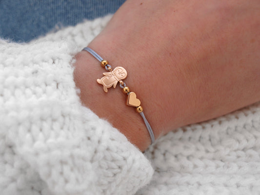 Armband Pinguin Rosé Gold