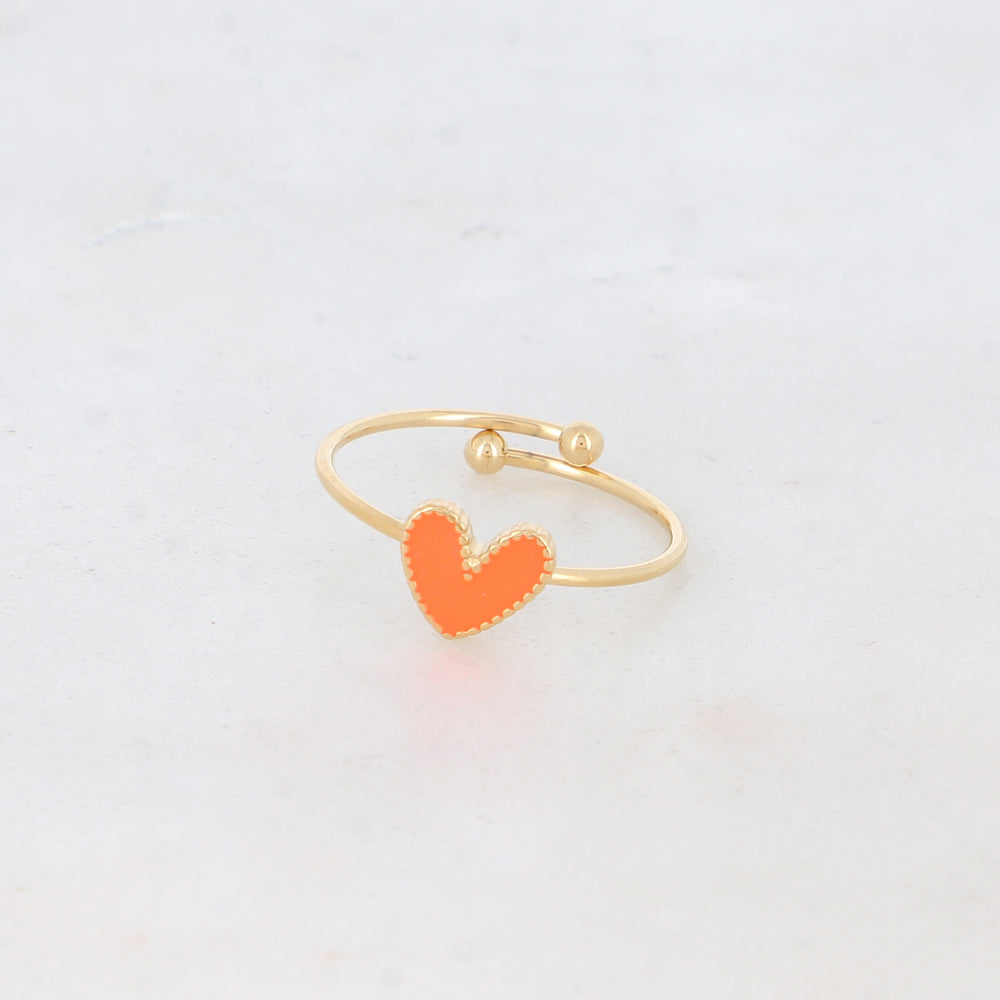 Colorful Heart Ring