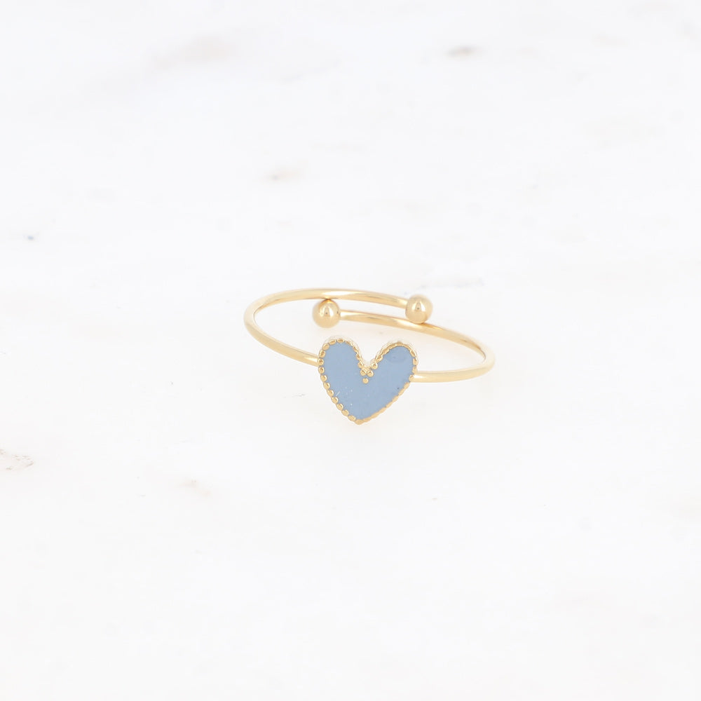 Colorful Heart Ring