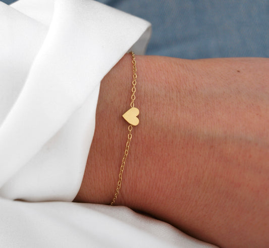 Armband Herz Gold