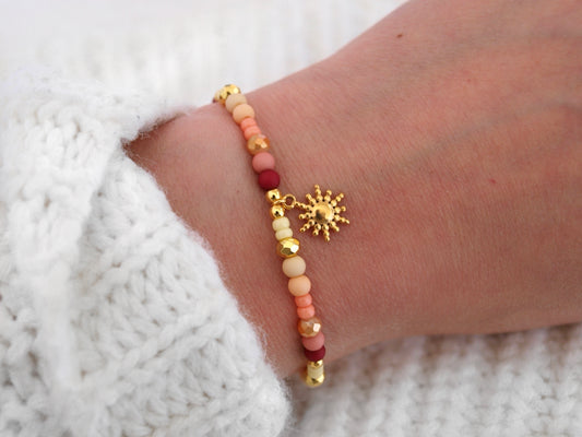 Perlenarmband Sonne