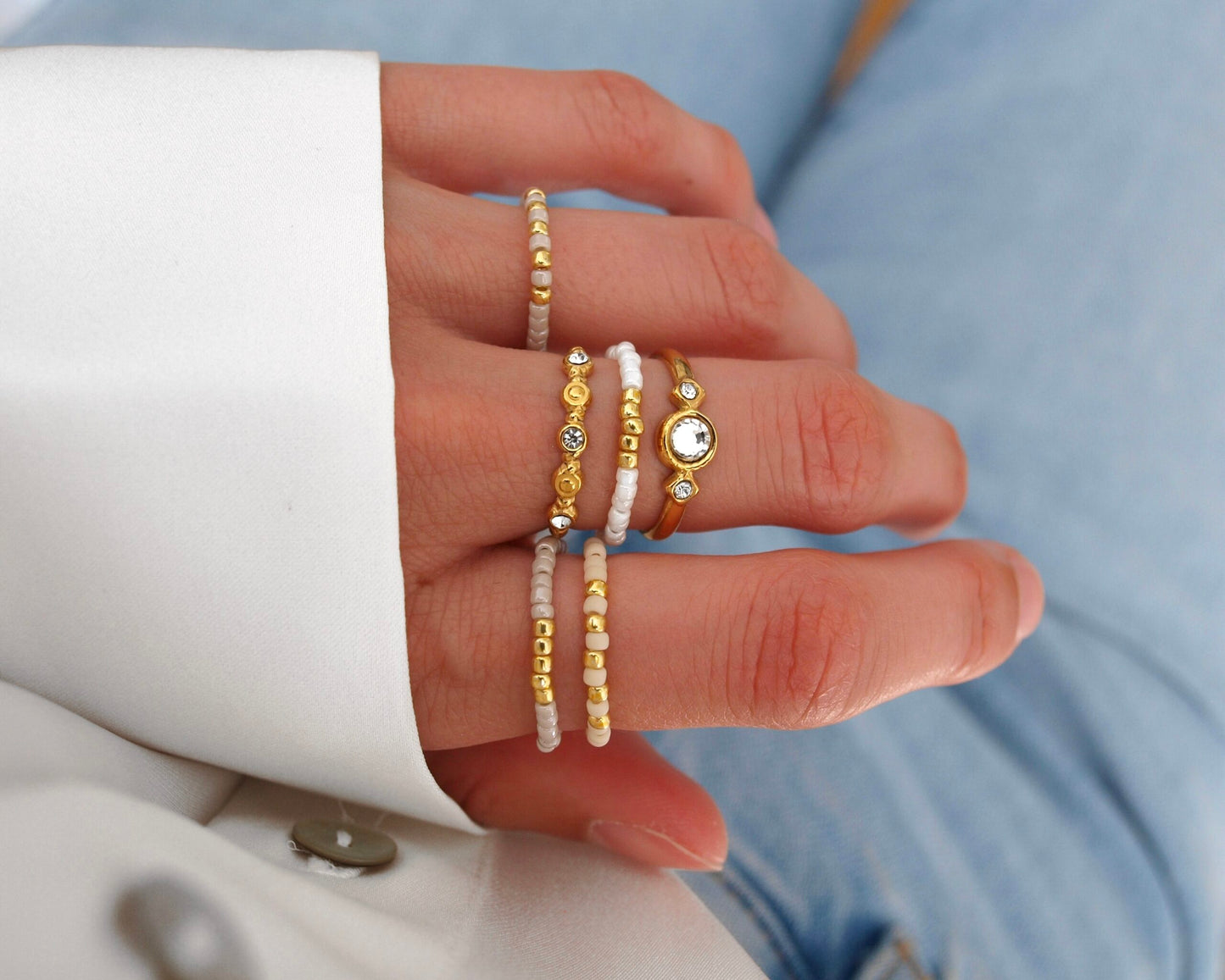 Ring Set White