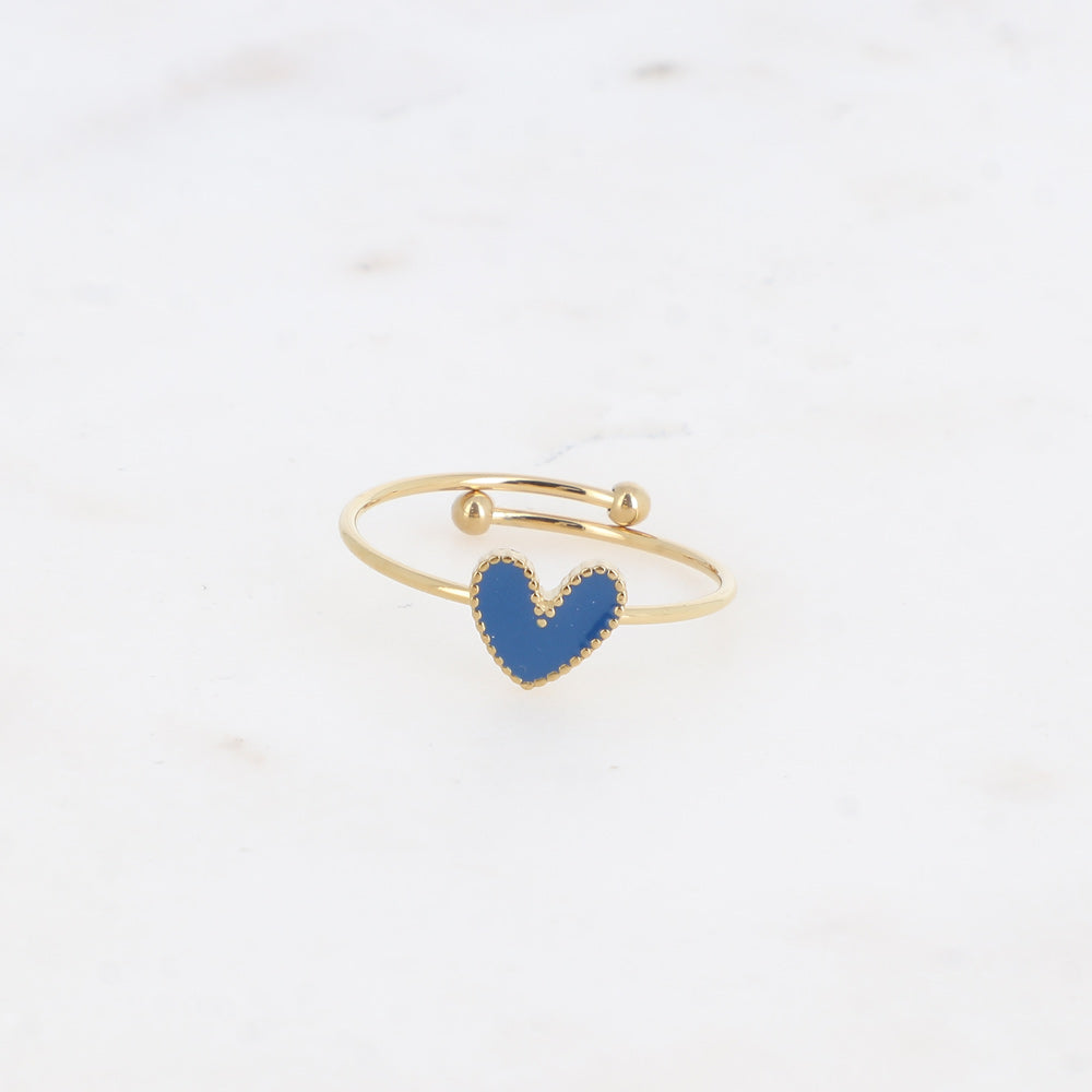 Colorful Heart Ring