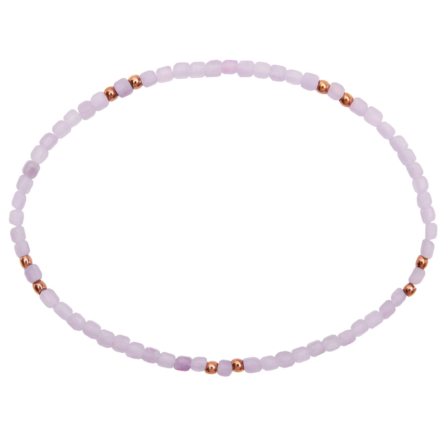 Perlenarmband Lavendel Fluorit