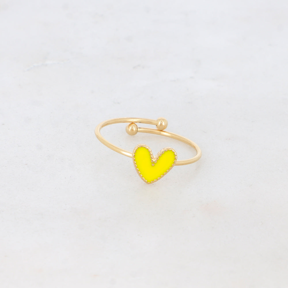 Colorful Heart Ring