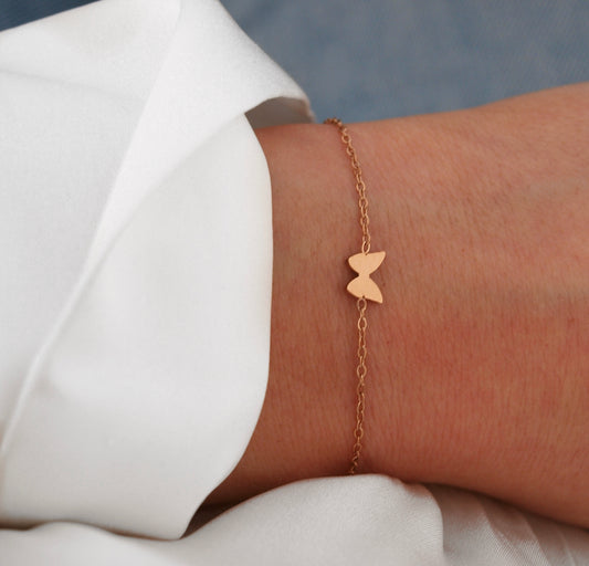 Armband Schmetterling Rosè Gold