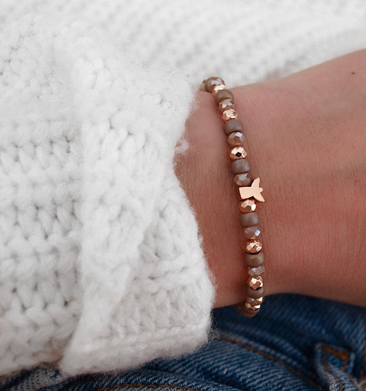 Perlenarmband Engel