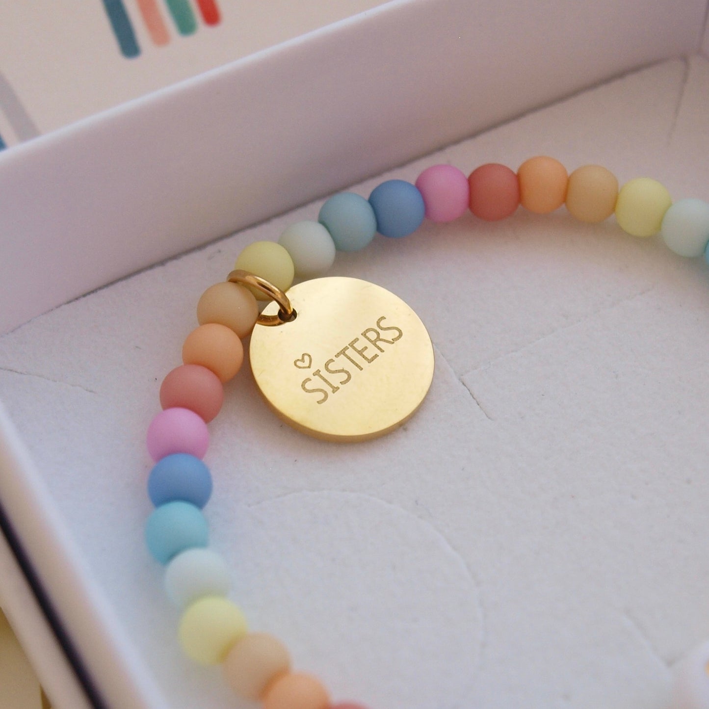 Regenbogenarmband Sisters