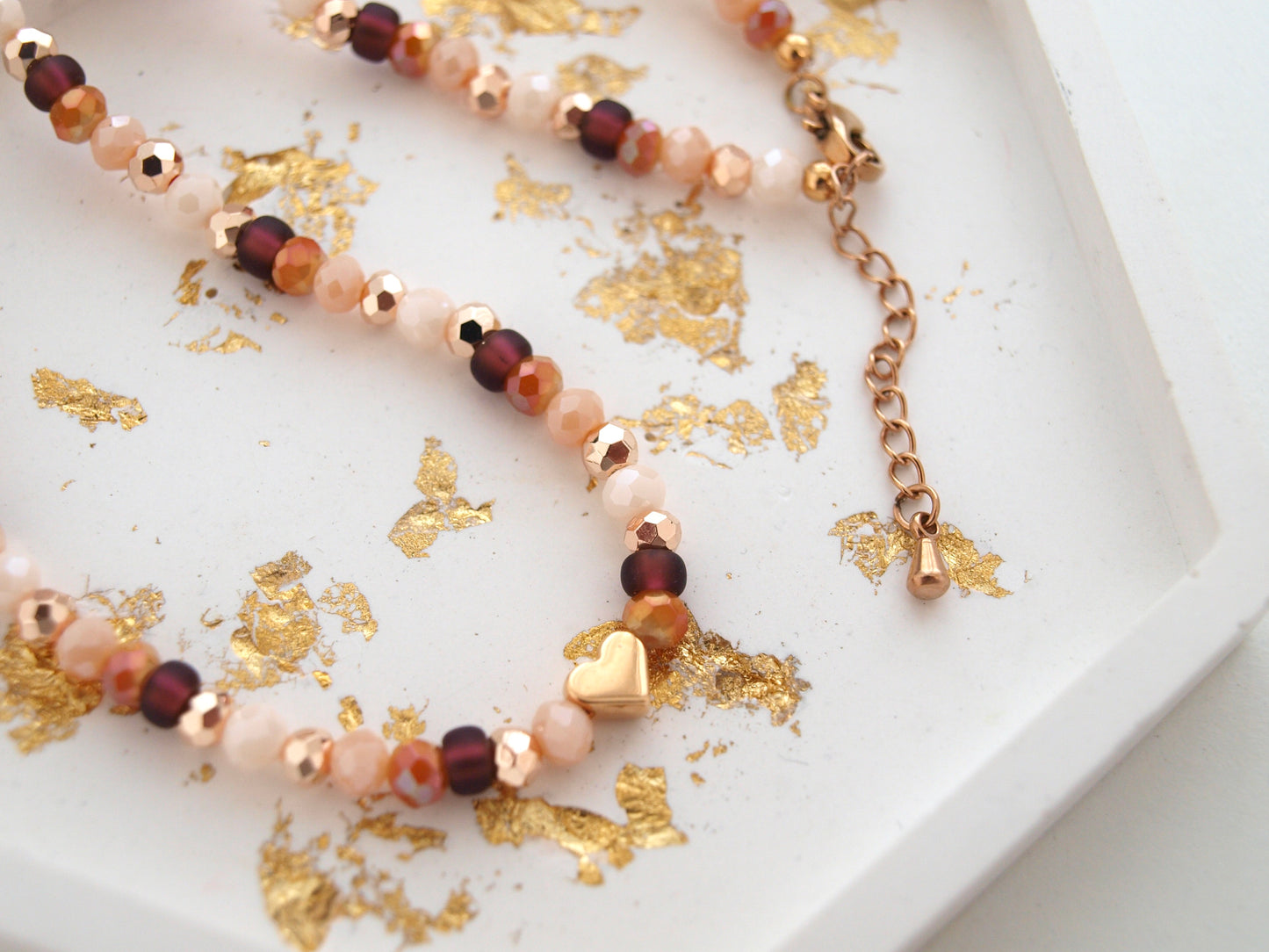 Autumn Heart Necklace