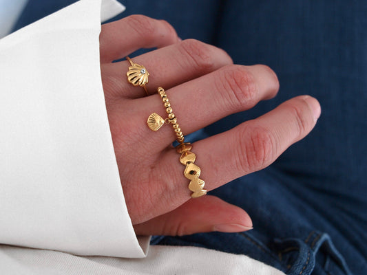 Ring Set Muschel