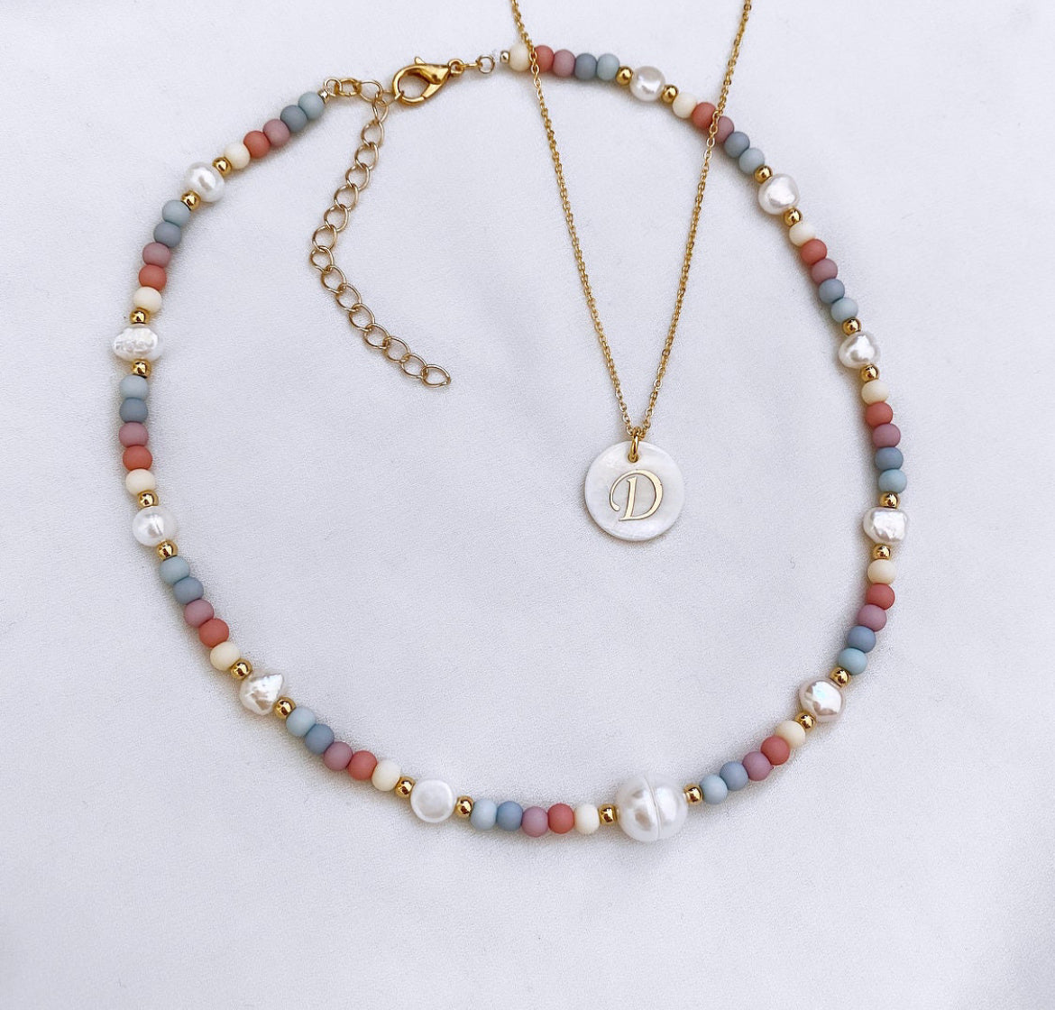 Halskette Regenbogen Farbverlauf