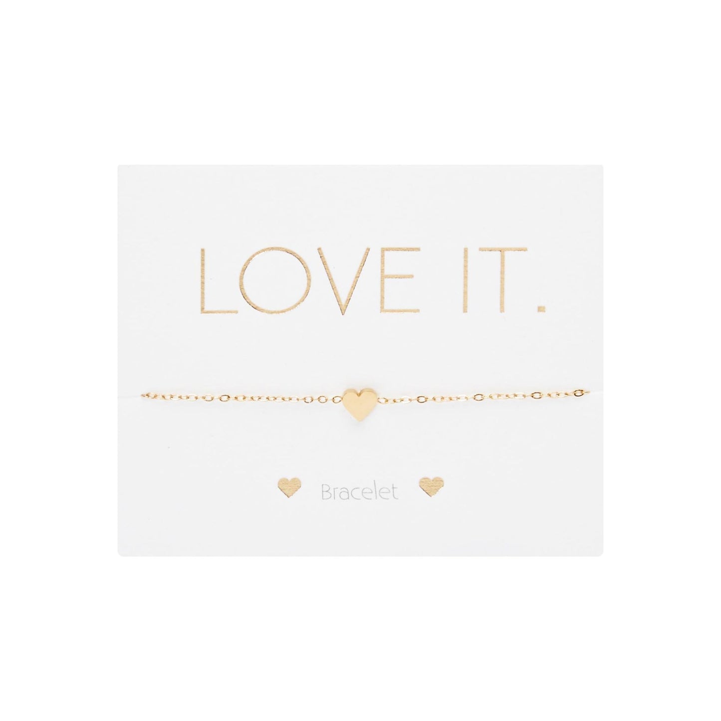 Heart Bracelet Gold