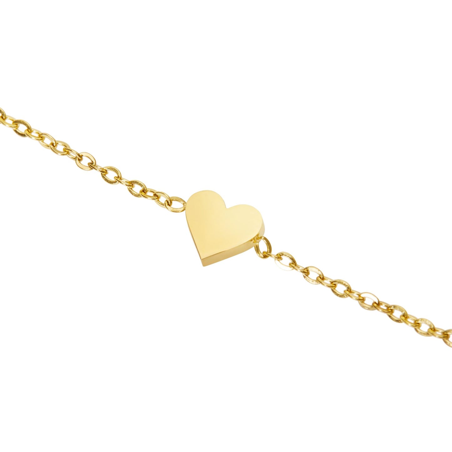 Heart Bracelet Gold