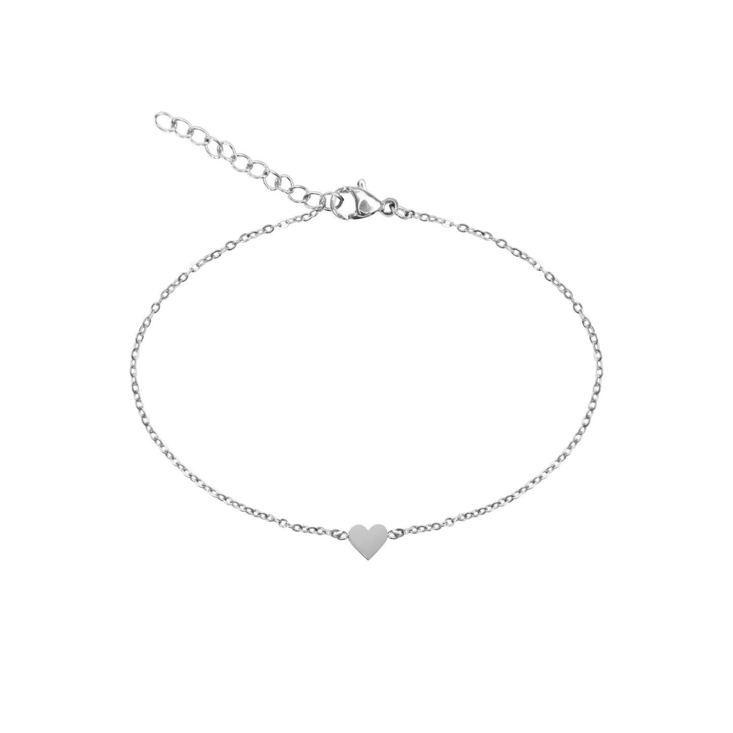 Heart Bracelet Silber