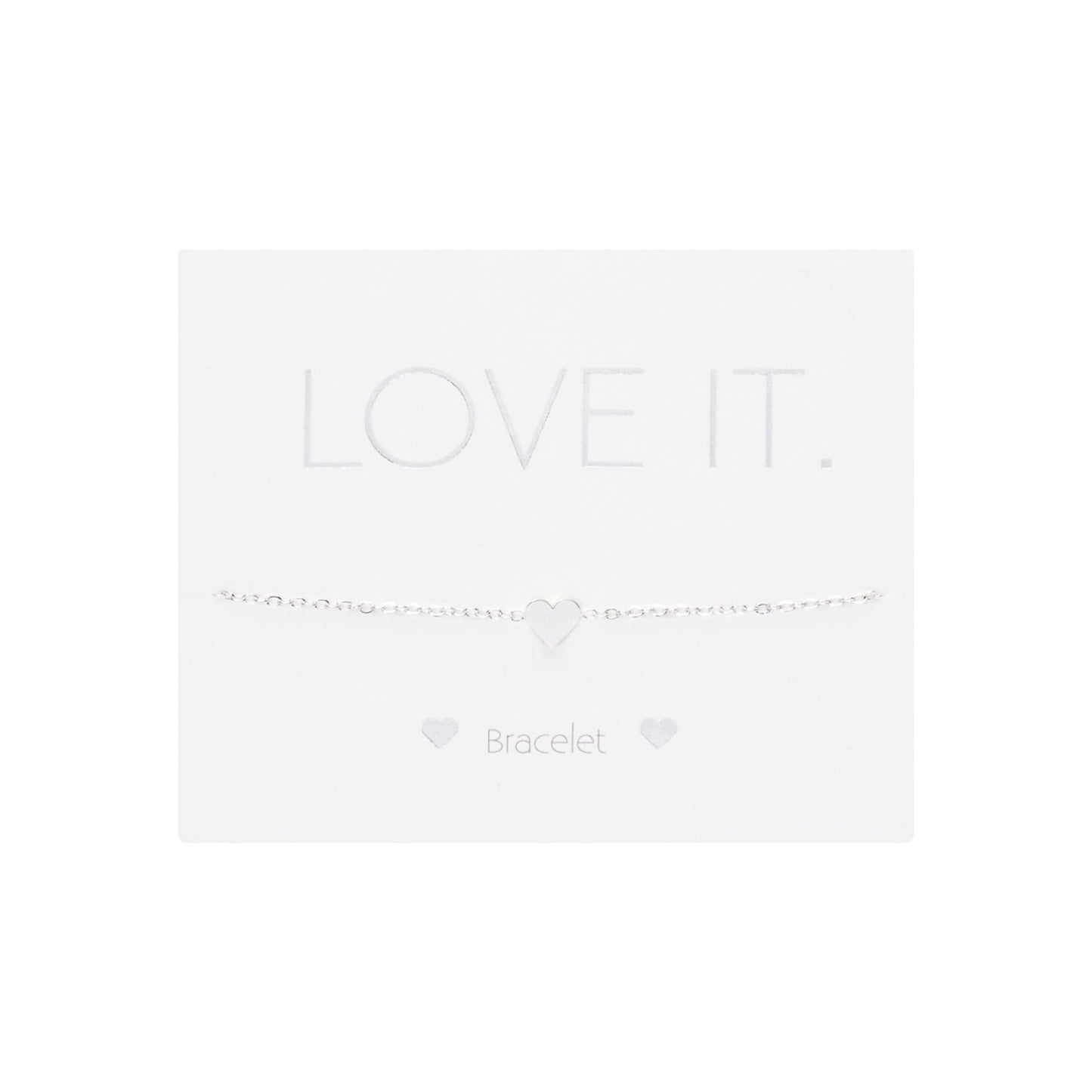 Heart Bracelet Silber