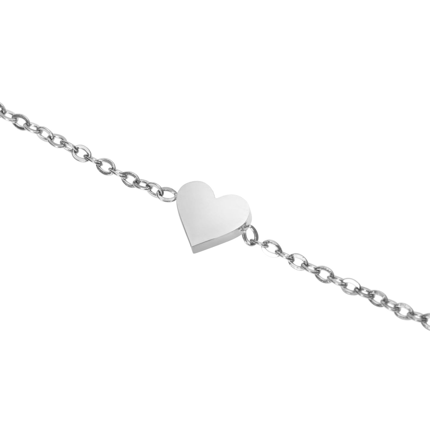 Heart Bracelet Silber
