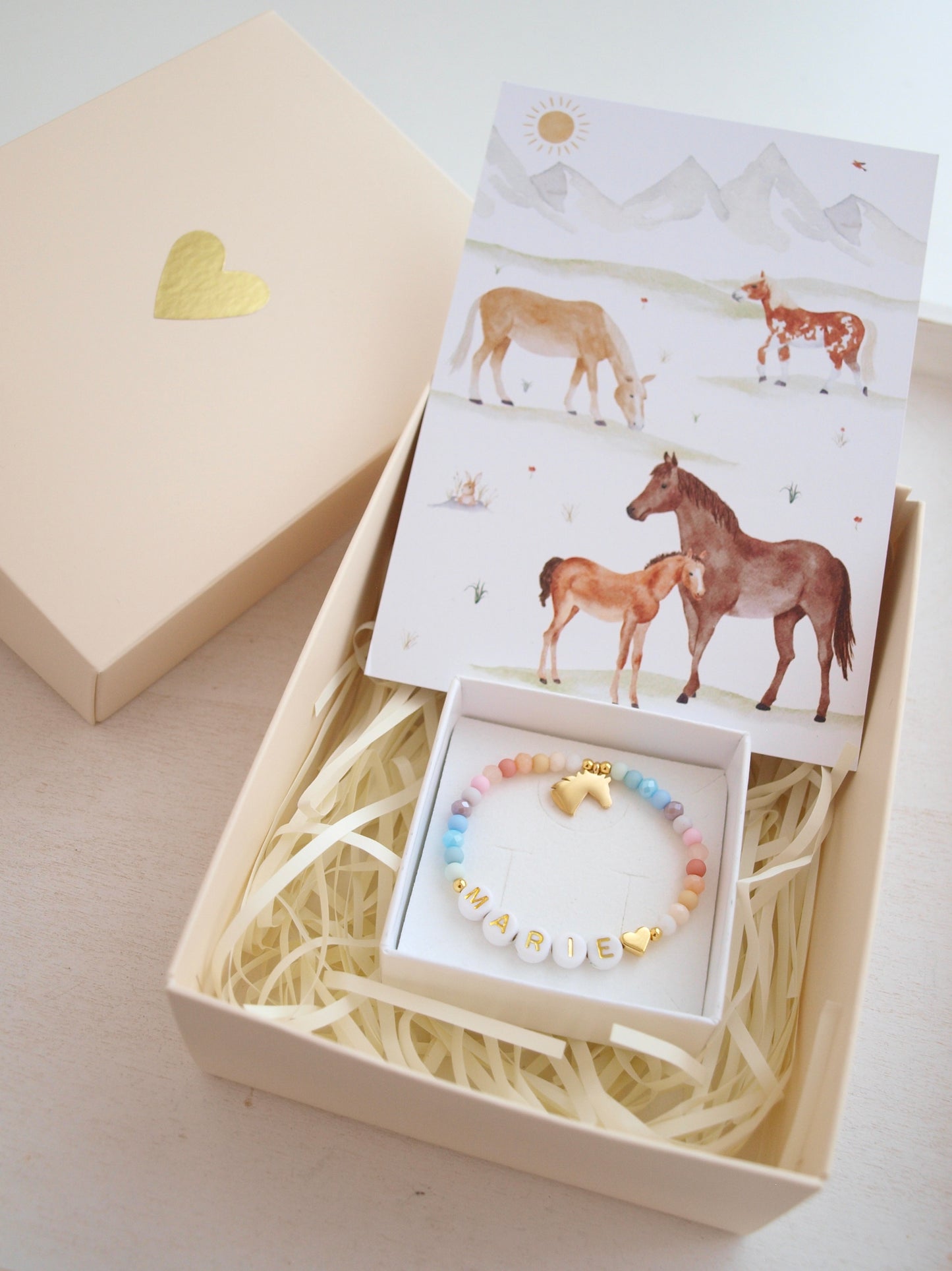 Geschenk- Set Pferdemädchen