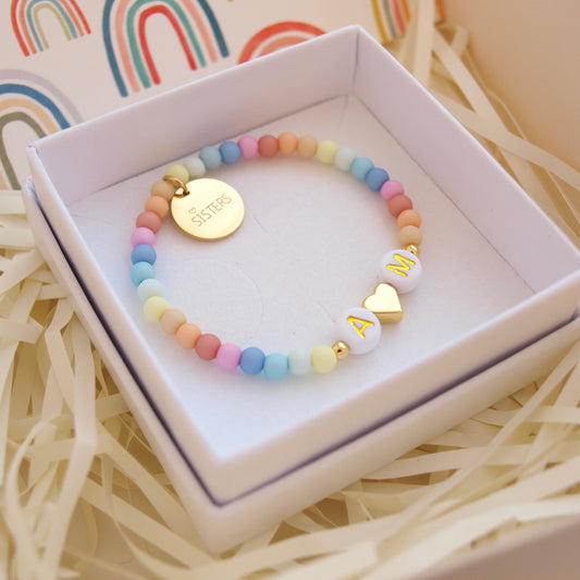 Regenbogenarmband Sisters