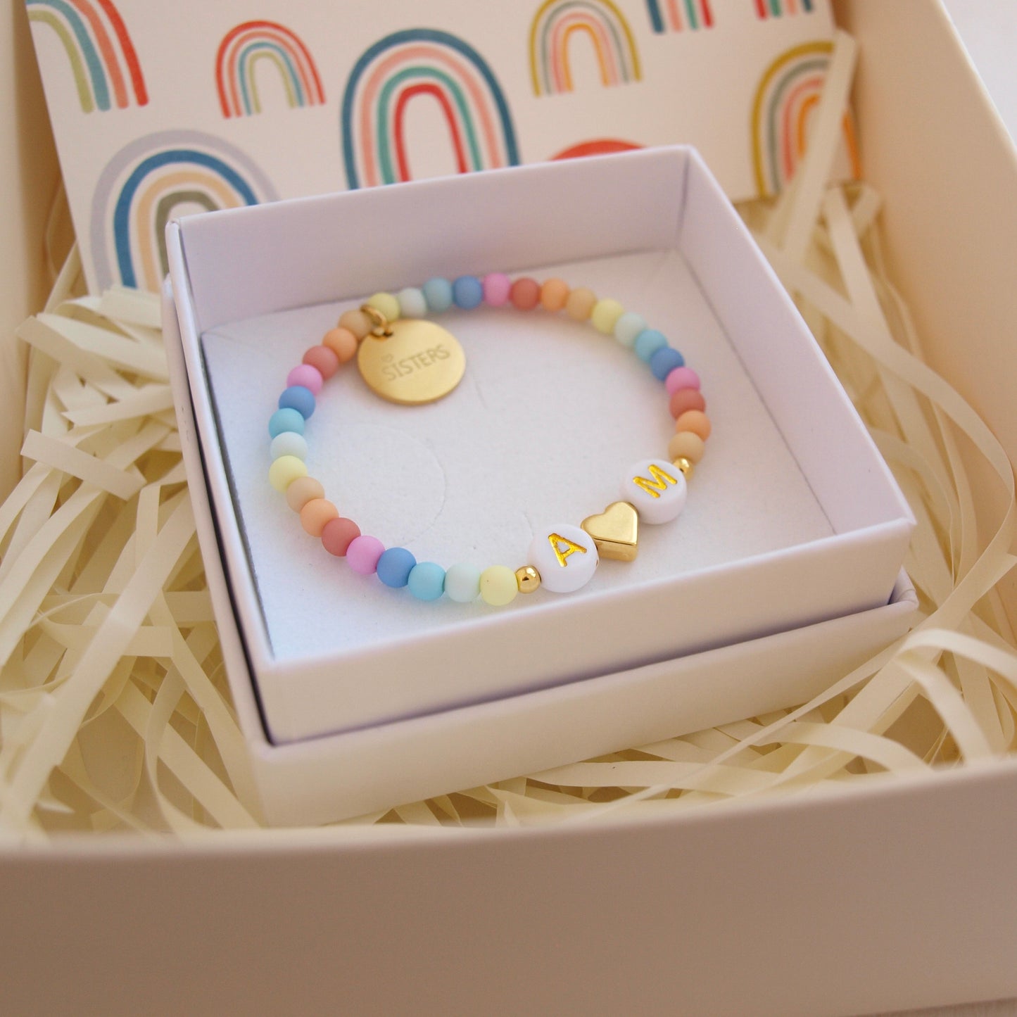 Regenbogenarmband Sisters
