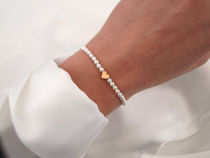 Pearl Bracelet Heart