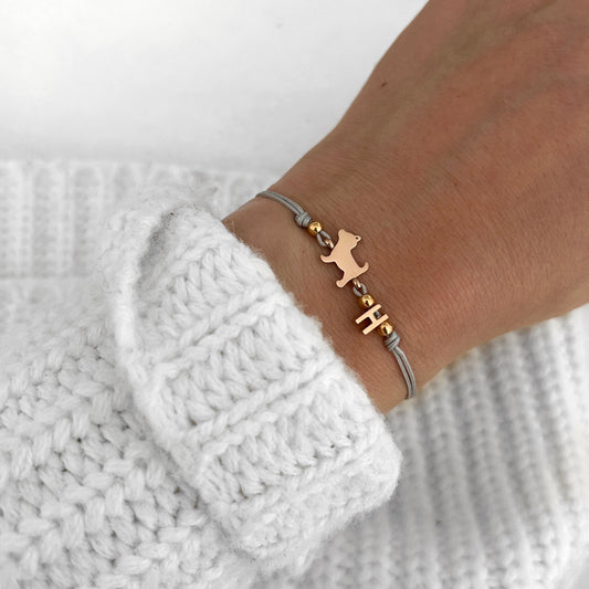 Armband Katze Rosé Gold