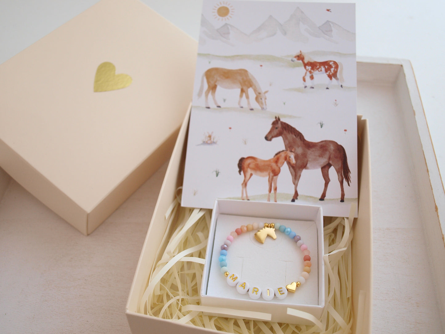 Geschenk- Set Pferdemädchen