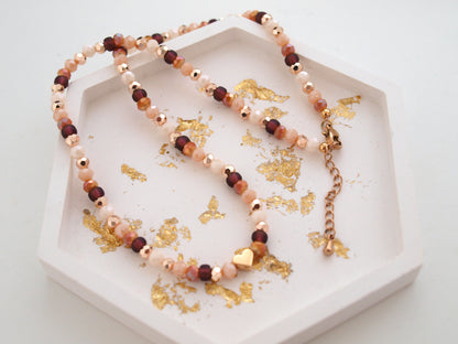 Autumn Heart Necklace
