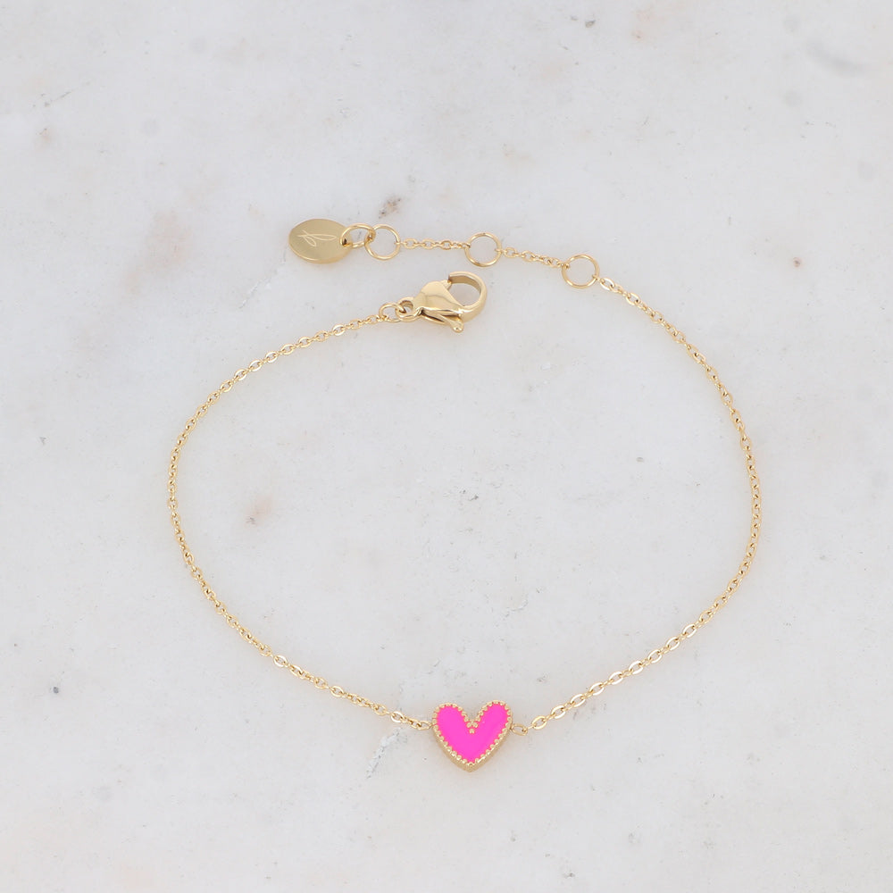 Colorful Heart Bracelet