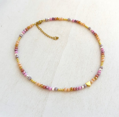 Perlenkette „Sunset“