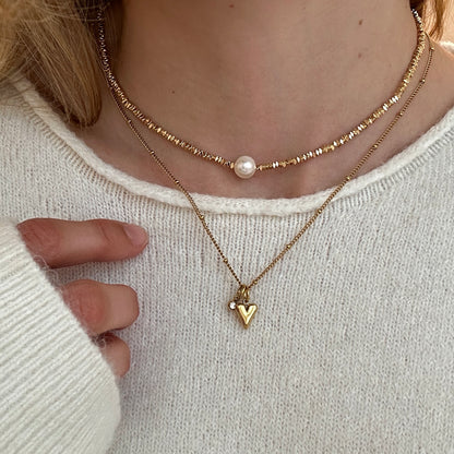 Halskette "Shimmer" Gold