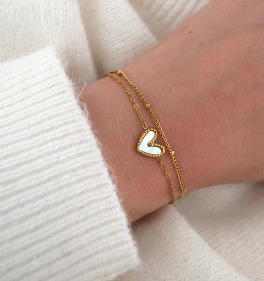 Armband „Shell Heart“