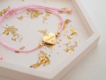 Armband Dog Mom Gold