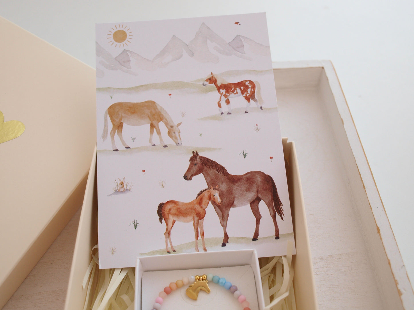 Geschenk- Set Pferdemädchen