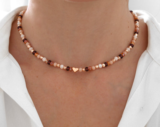 Autumn Heart Necklace