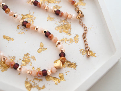 Autumn Heart Necklace