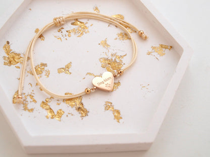 Armband Dog Mom Rosé Gold