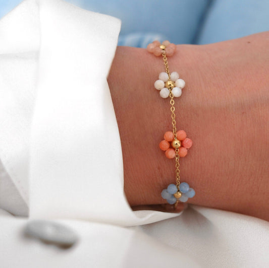 Pastell Daisy Bracelet