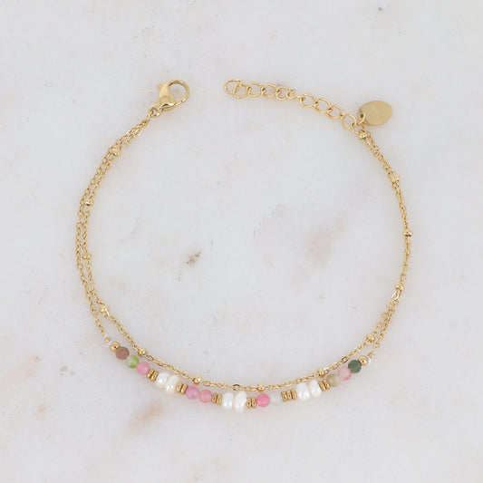 Tourmaline Layer Bracelet