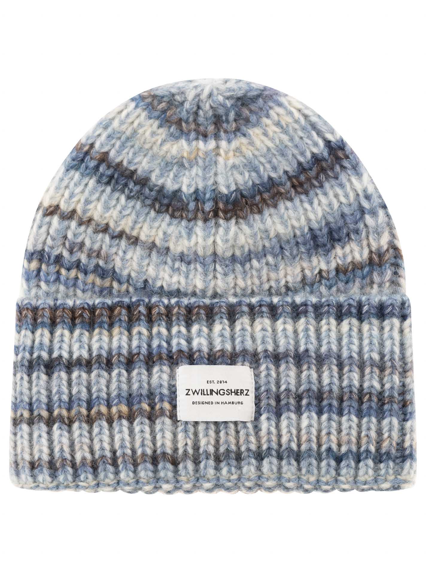 Mütze Farbverlauf Blau