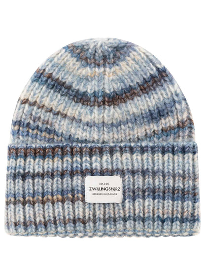 Mütze Farbverlauf Blau