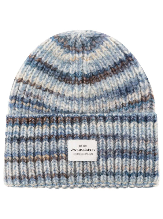 Mütze Farbverlauf Blau