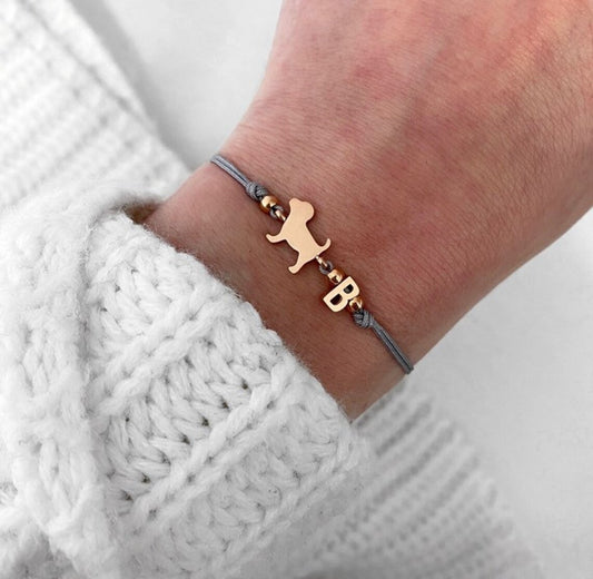 Armband Hund Rosé Gold