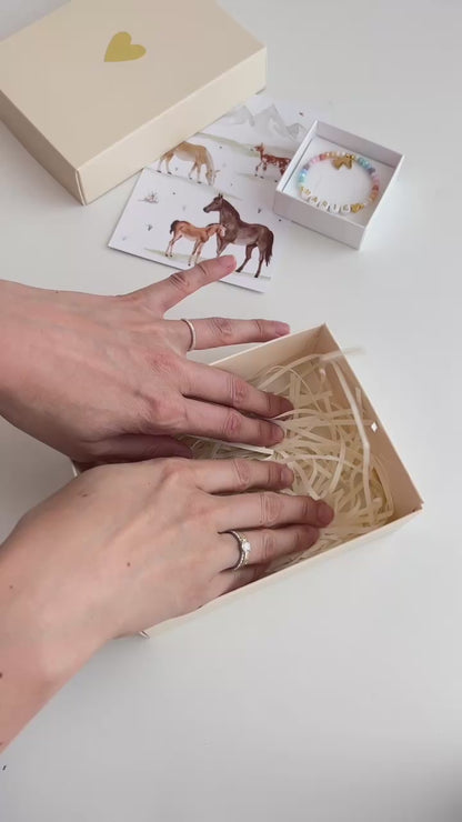 Geschenk- Set Pferdemädchen